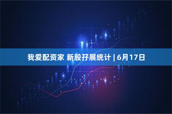 我爱配资家 新股孖展统计 | 6月17日